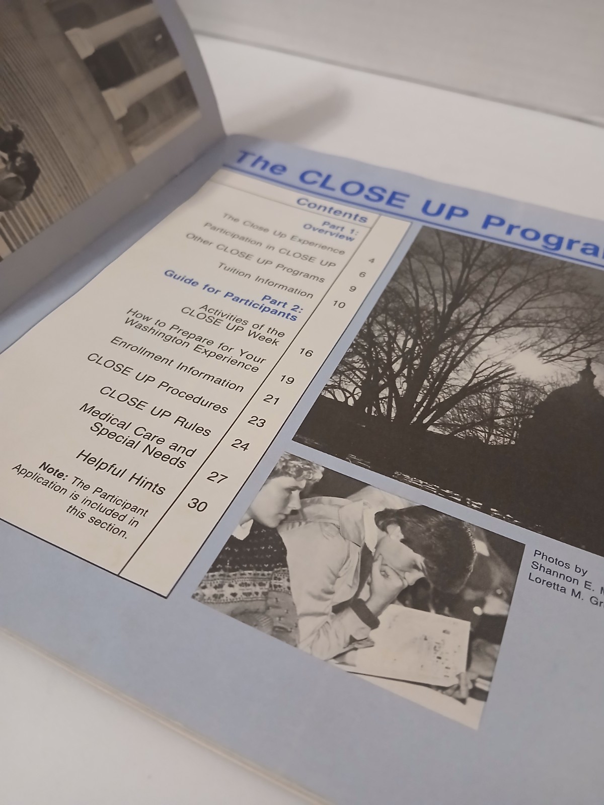 The Close Up Program 1984 Nonpartisan Citizenship Experience In Washington D.c.