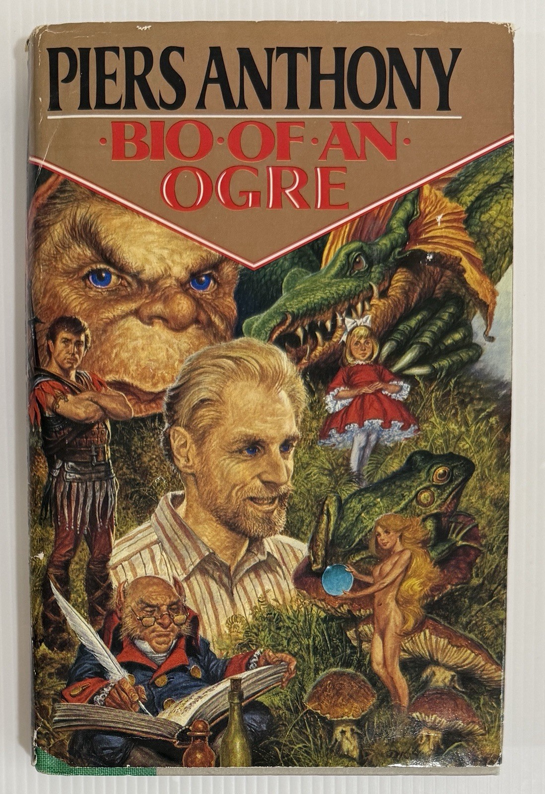Bio Of An Ogre ~ Piers Anthony SIGNED First / 1st U.S. Edition Dust Jacket RARE