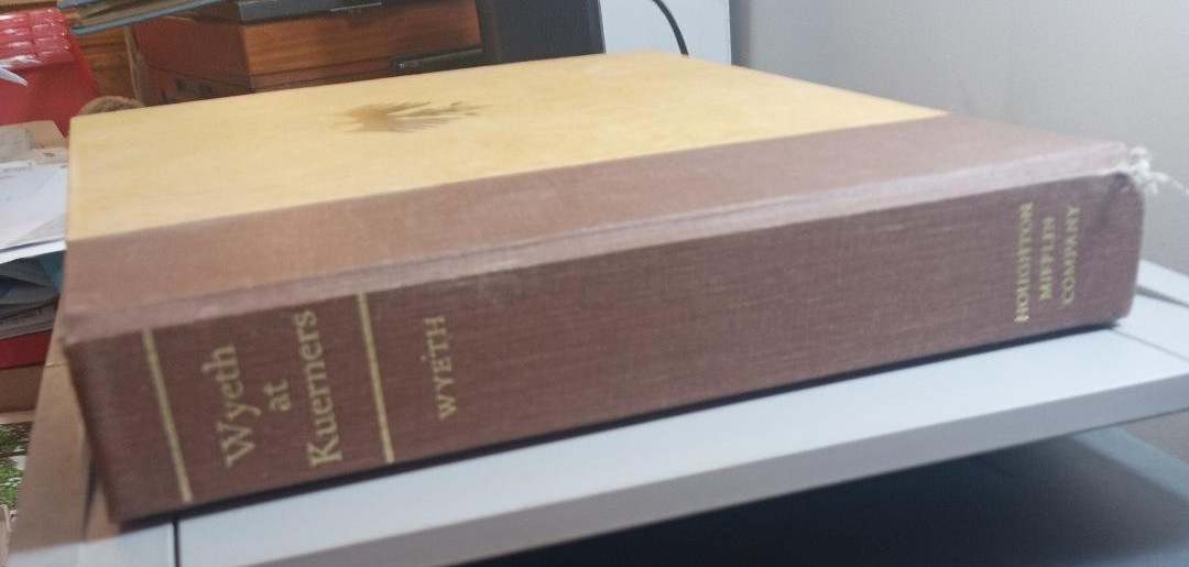 1976 Wyeth At Kuerners Art Book-HC Vintage