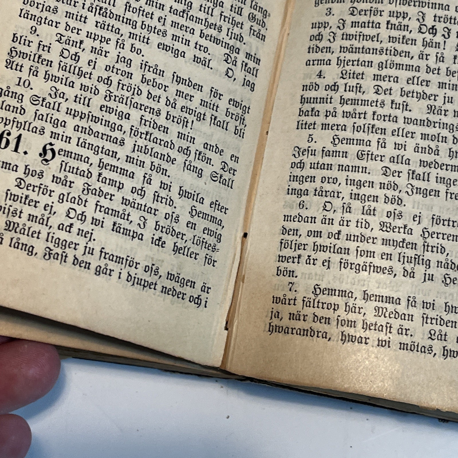 Hemlandsfauger 1891 Homeland Songs Swedish Lutheran Hymnbook Augustana