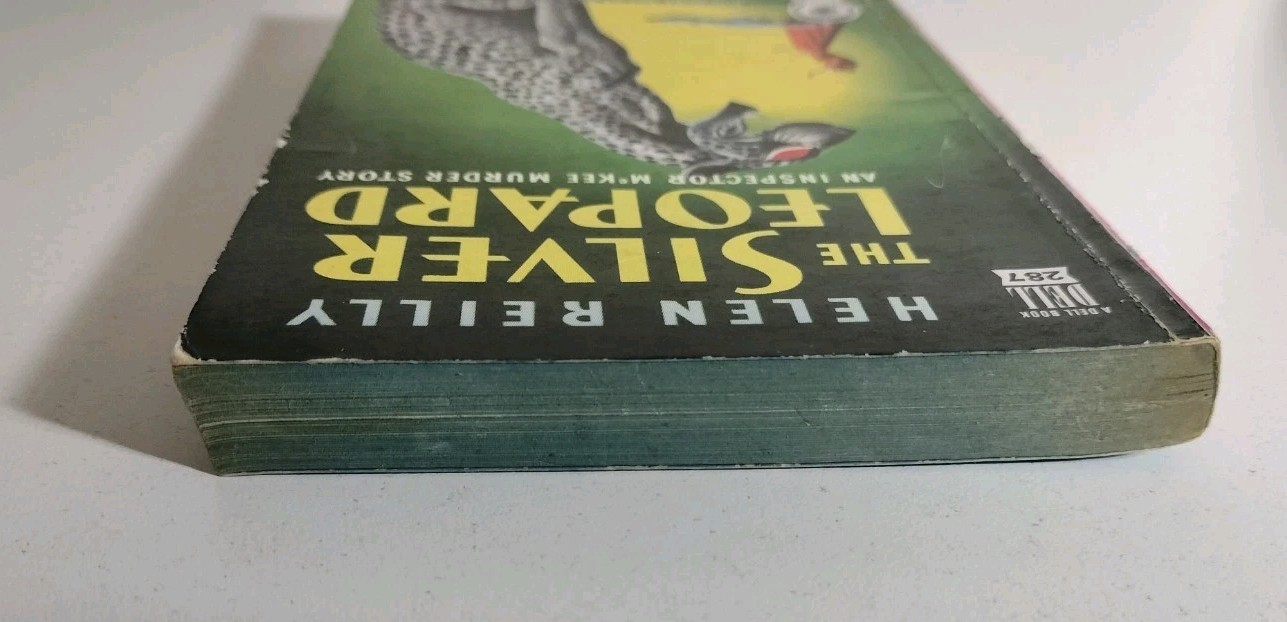 2 Dell Mapback lot The Silver Leopard, Captive Of The Sahara Vintage Mystery PB
