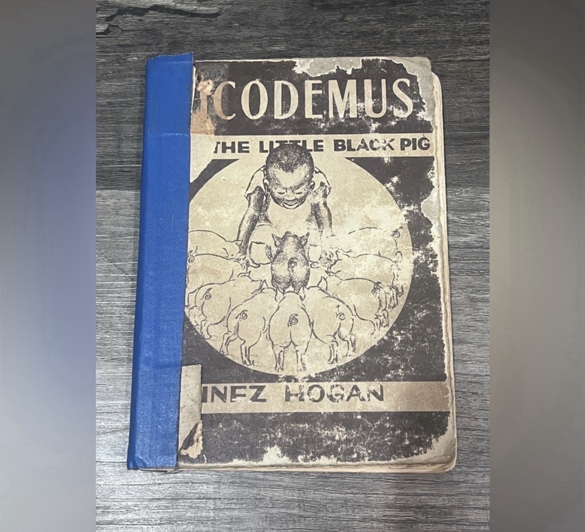 Inez Hogan Nicodemus And The Little Black Pig Childrens Book 1954 Printing