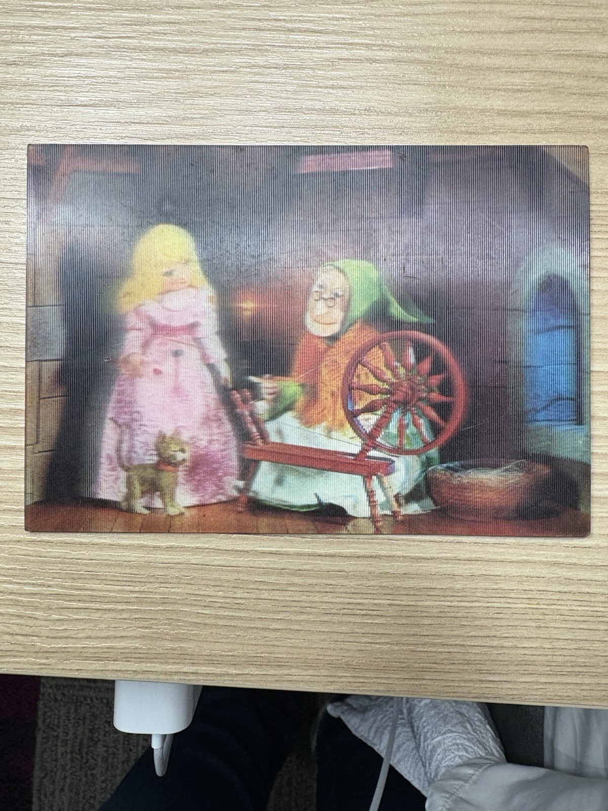 Sleeping Beauty Charles Perrault Lenticular Cover 1966 Golden Press