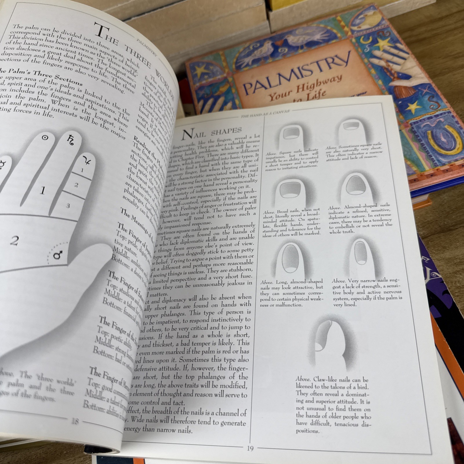 Lot Of 9 Palmistry Reflexology Books Fortune-Telling Divination