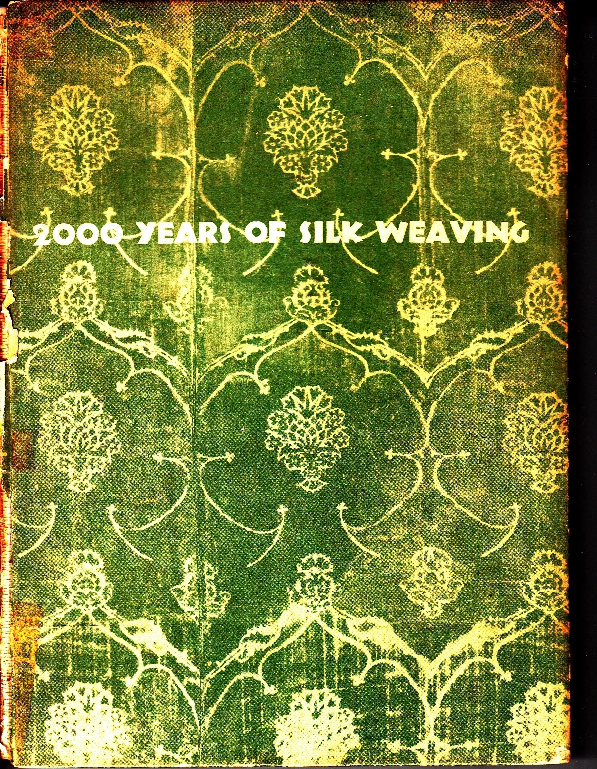 2000 Years of Silk Weaving Los Angeles County Museum 1944 Hardcover Book