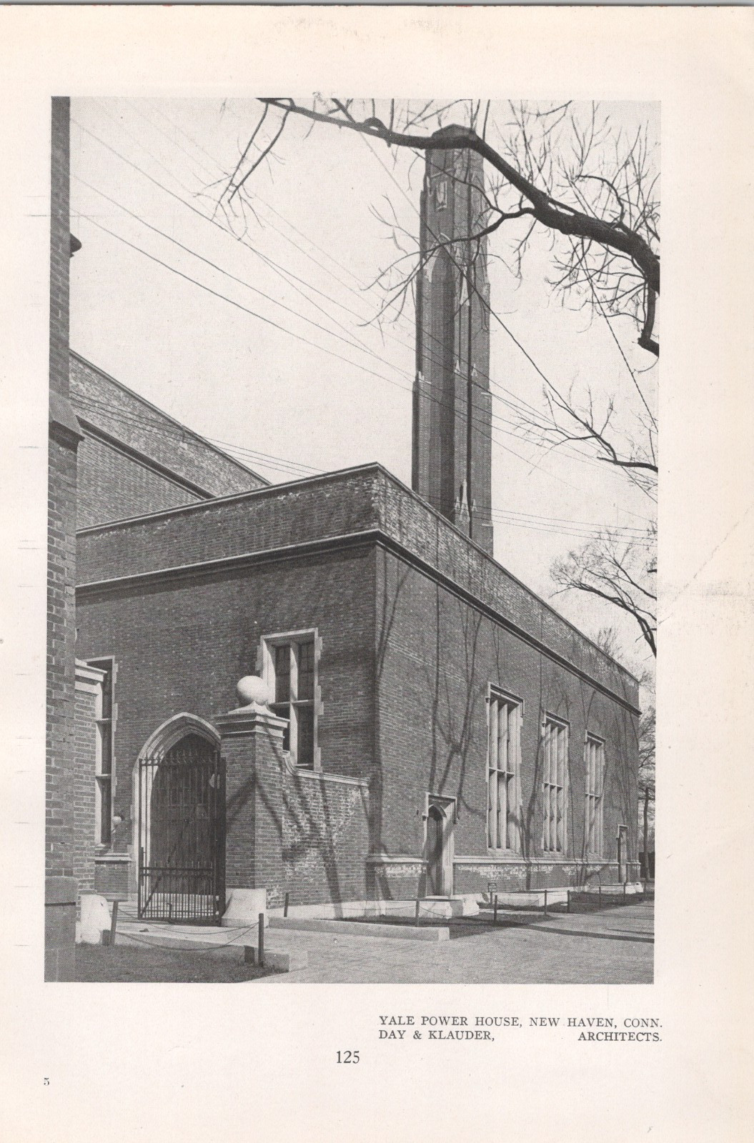 1922 * Yale Power House New Haven CT * Central Power Plant