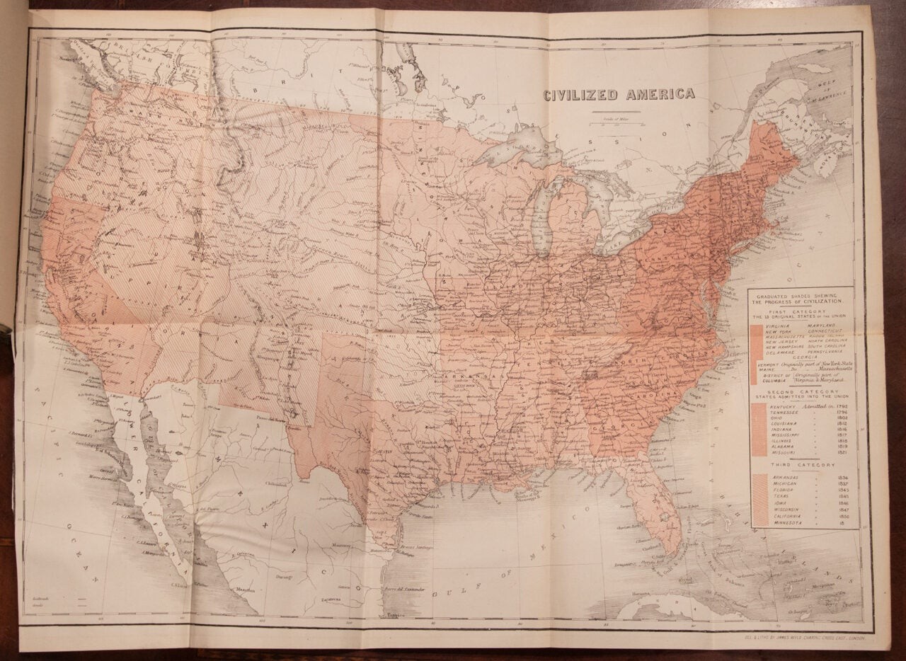 Thomas Colley Grattan / Civilized America 1859 2nd Edition
