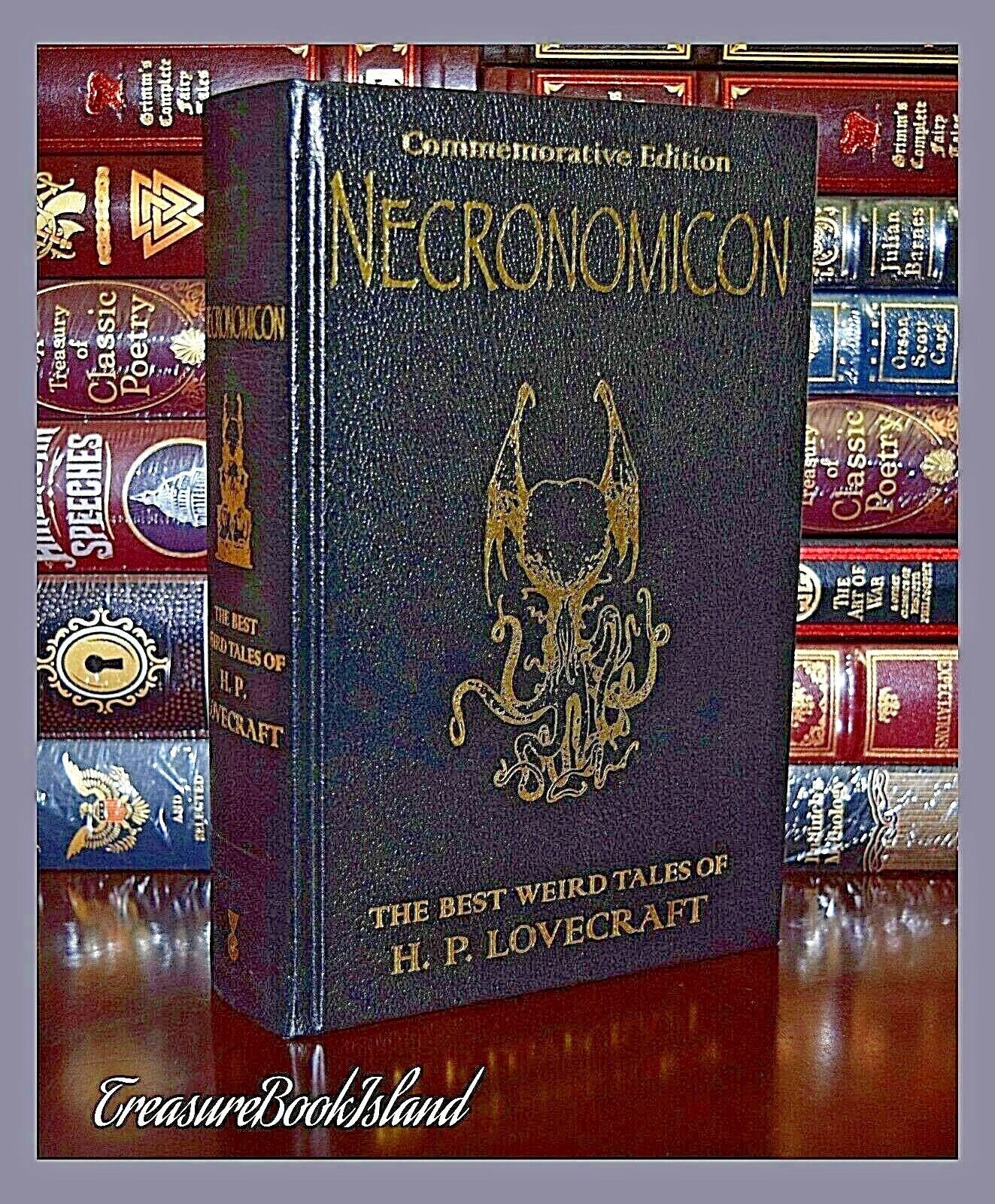 Necronomicon by H.P. Lovecraft Commemorative New Deluxe Leather Bound Hardcover