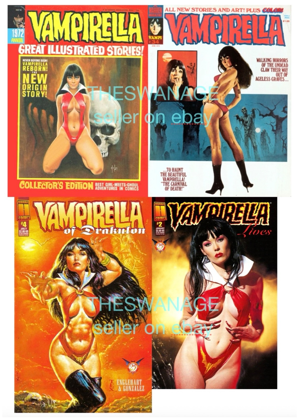 CREEPY, EERIE, VAMPIRELLA MAGAZINES FULL RUNS (400+ issues!) + EXTRAS on USB