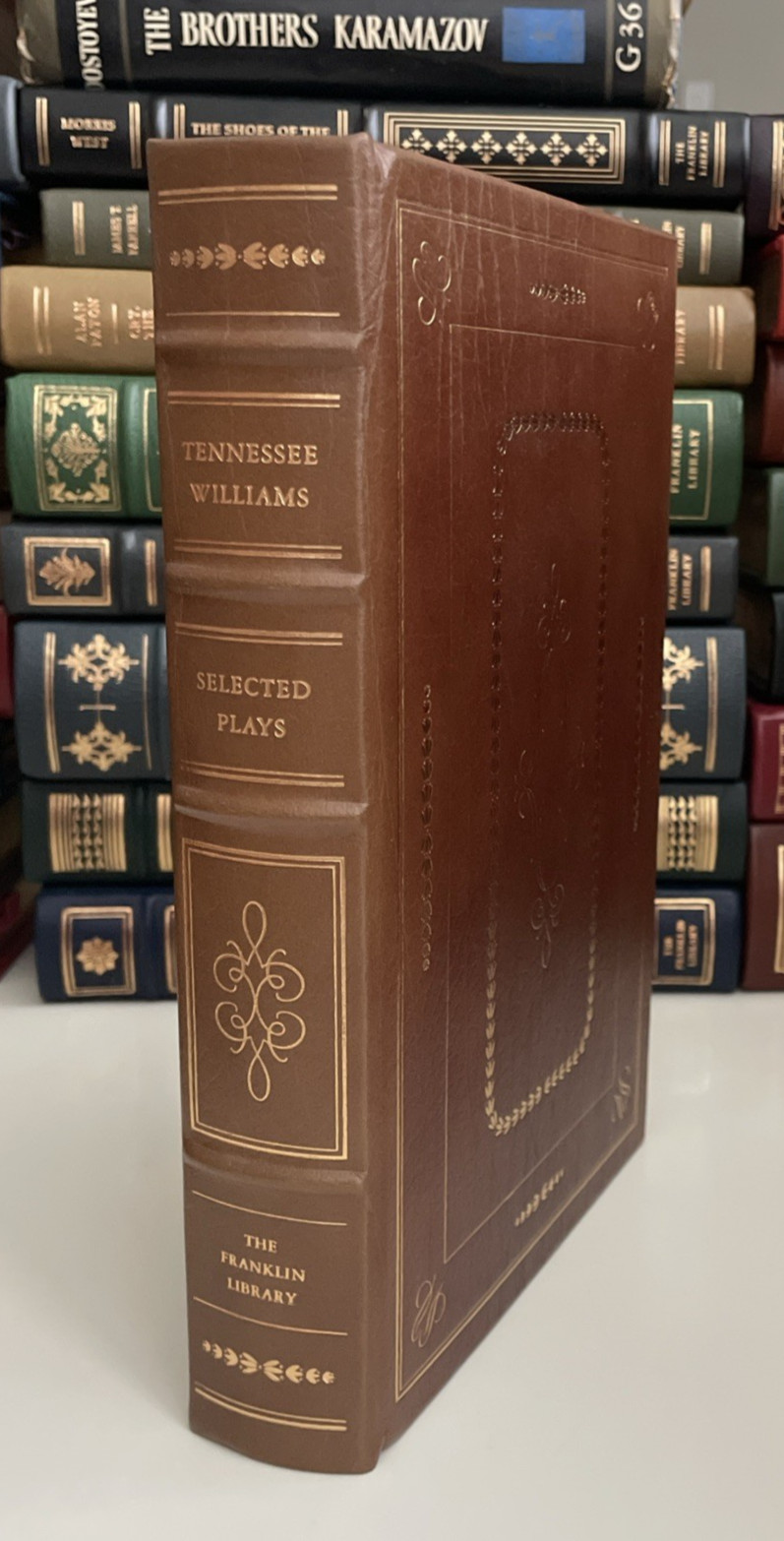 Tennessee Williams Selected Plays Signed Leather Bound Franklin Library 1980 Gil
