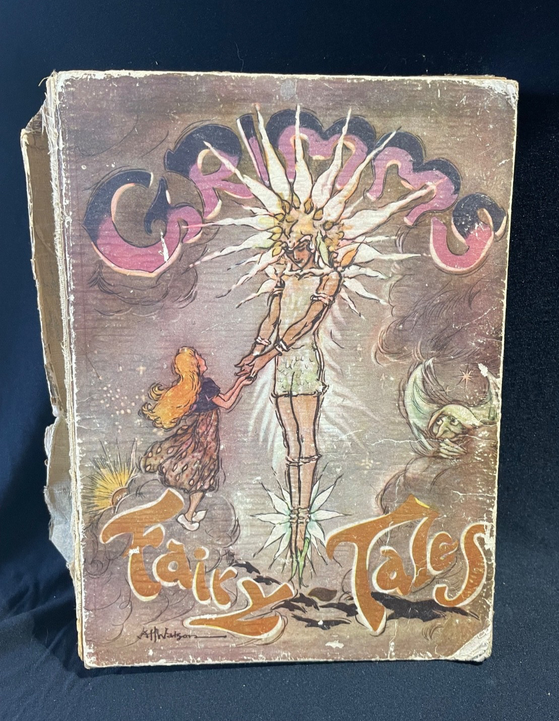 Vintage Grimms‘ Fairy Tales Illustrated by Anne Anderson Children’s Press Watson