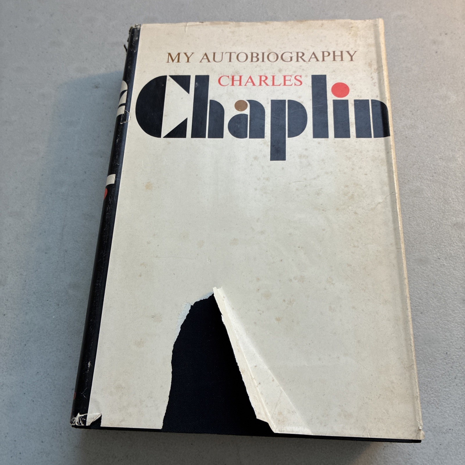 My Autobiography | Charlie Chaplin | 1964 Hardcover | 1st Edition, 1st Printing