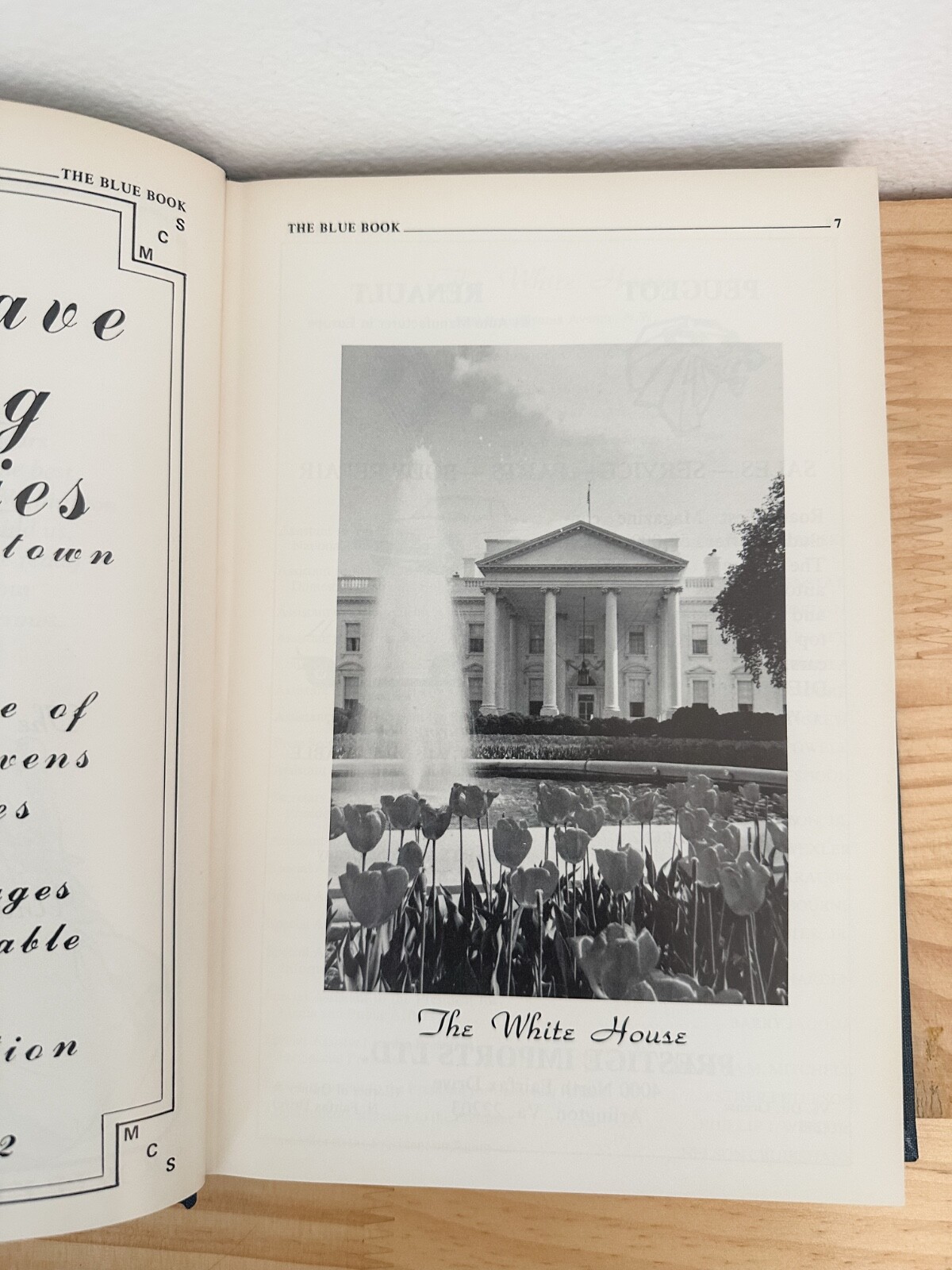 The Blue Book Washington DC 1979 The Elite Society Register