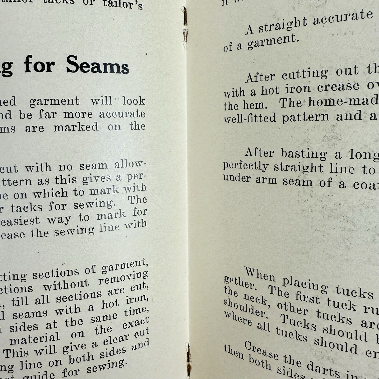 1929 Sye Foundation Pattern Instructions Booklet – Sewing Dressmaking Vintage