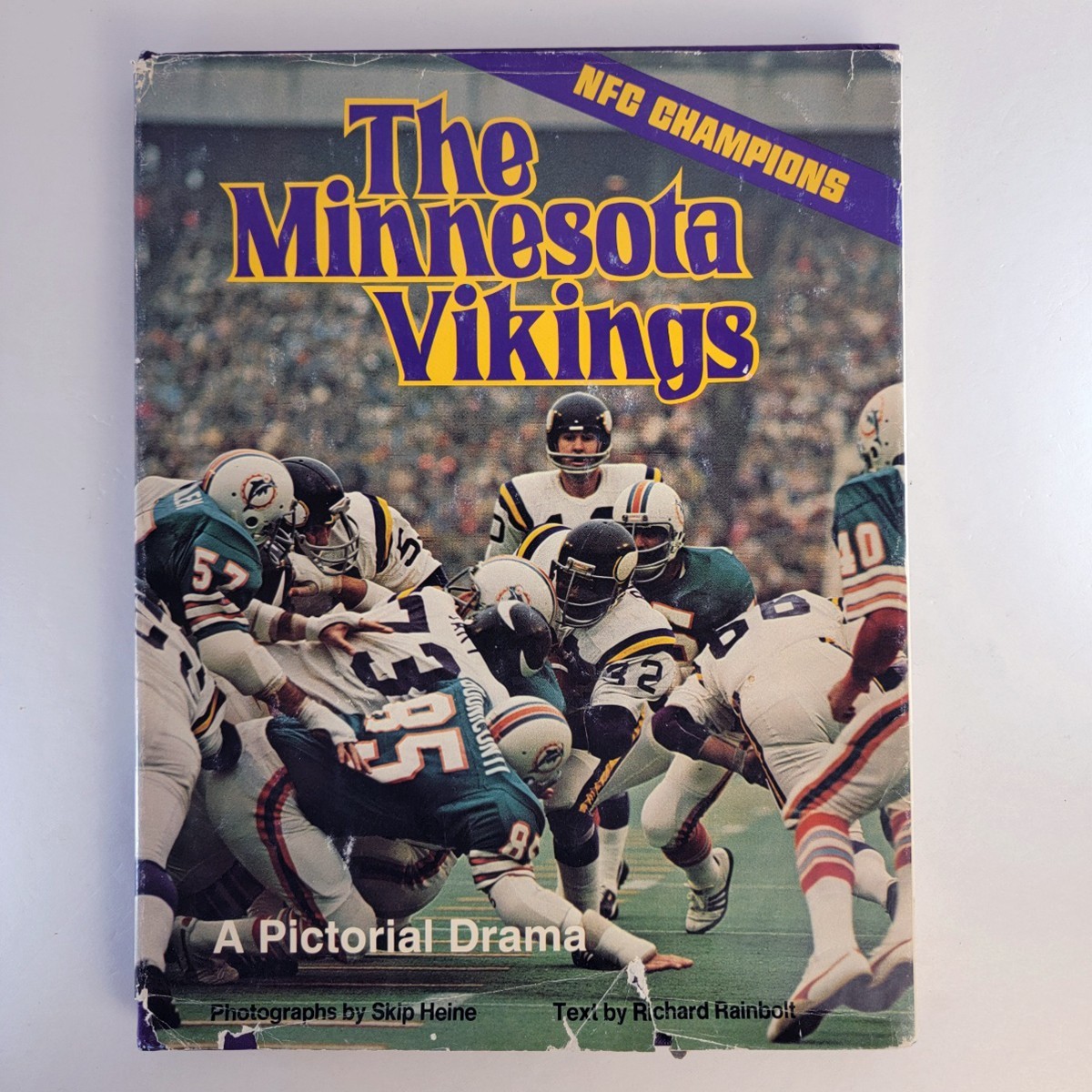 The Minnesota Vikings: NFC Champions, 1974 Hardcover Coffee Table Book w/DJ