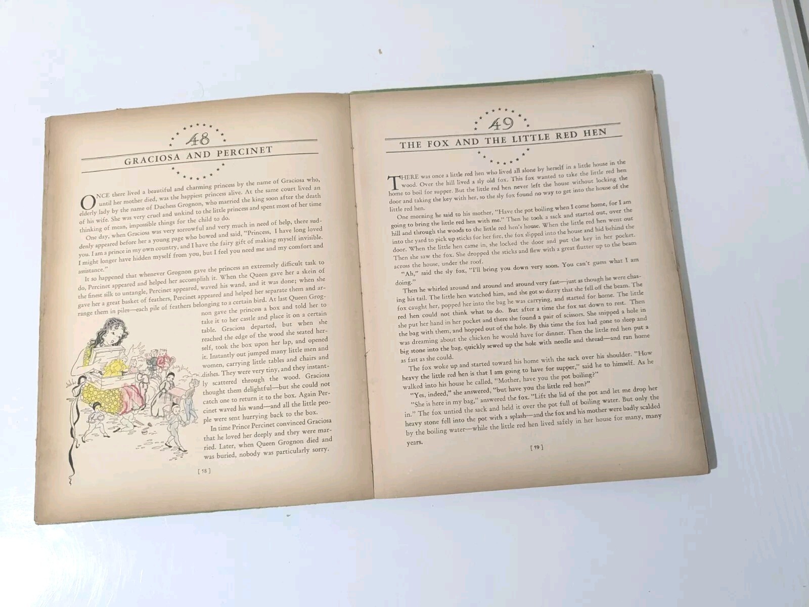 1937 ONE HUNDRED FAIRY TALES Compiled by Lois Donaldson Whitman Publishing Co