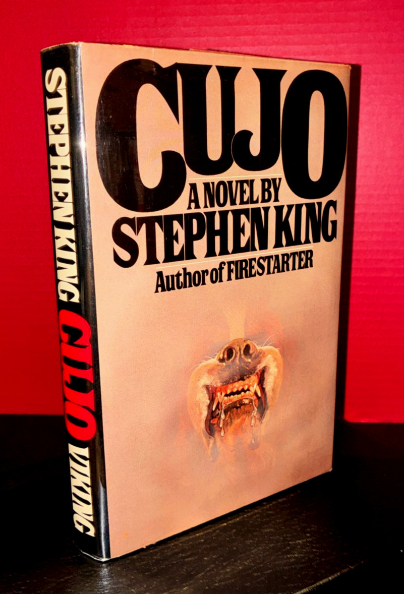 Cujo Stephen King True 1st Edition 1st Print All 1st Identifiers Present NICE!