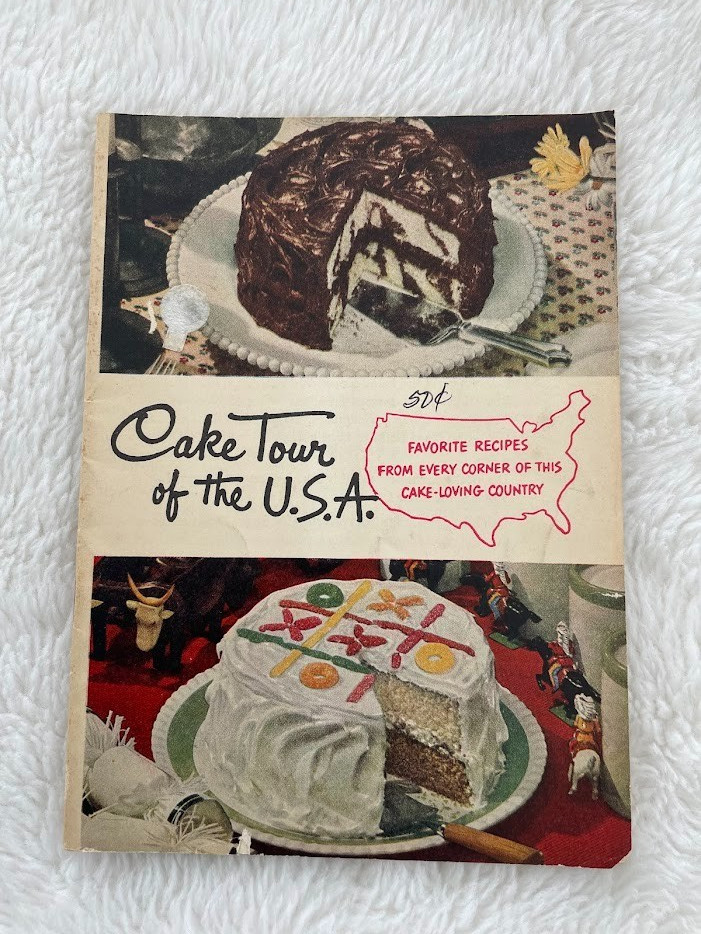 Vintage 1910 Cake Tour of the USA Recipe Pamphlet – ANTIQUE general foods