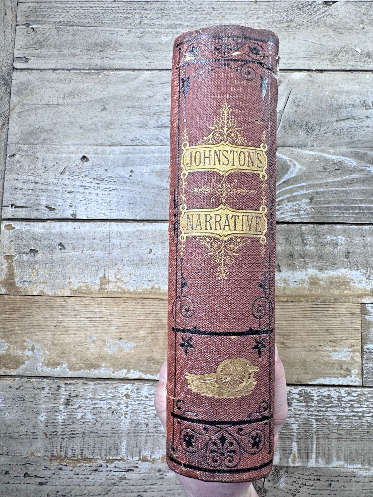 1874 Antique Civil War Book “Narrative of Military Operations” Johnston