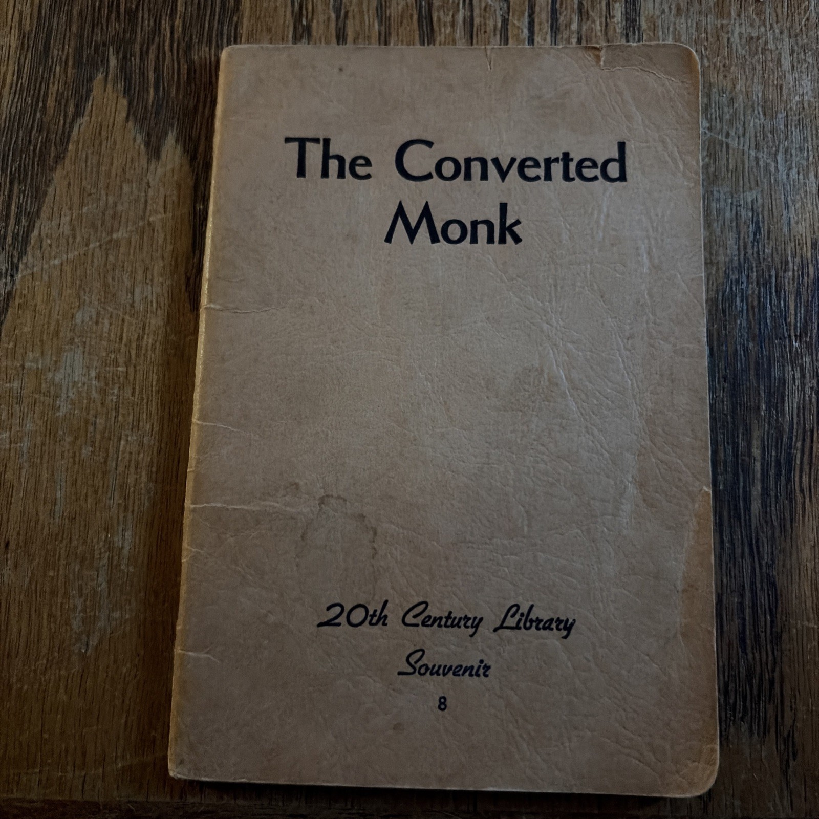 The Converted Monk 1911 Vintage Mini Faux Leather Book by Mrs. E.G. White