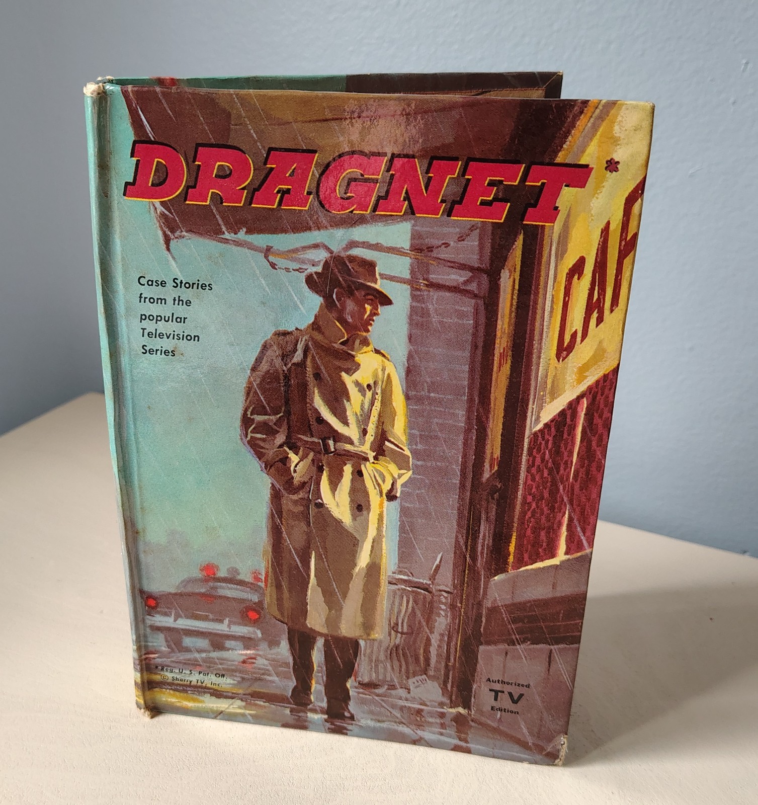 Vintage DRAGNET Hardback Book Case Stories From The Popular T.V. Series 1957
