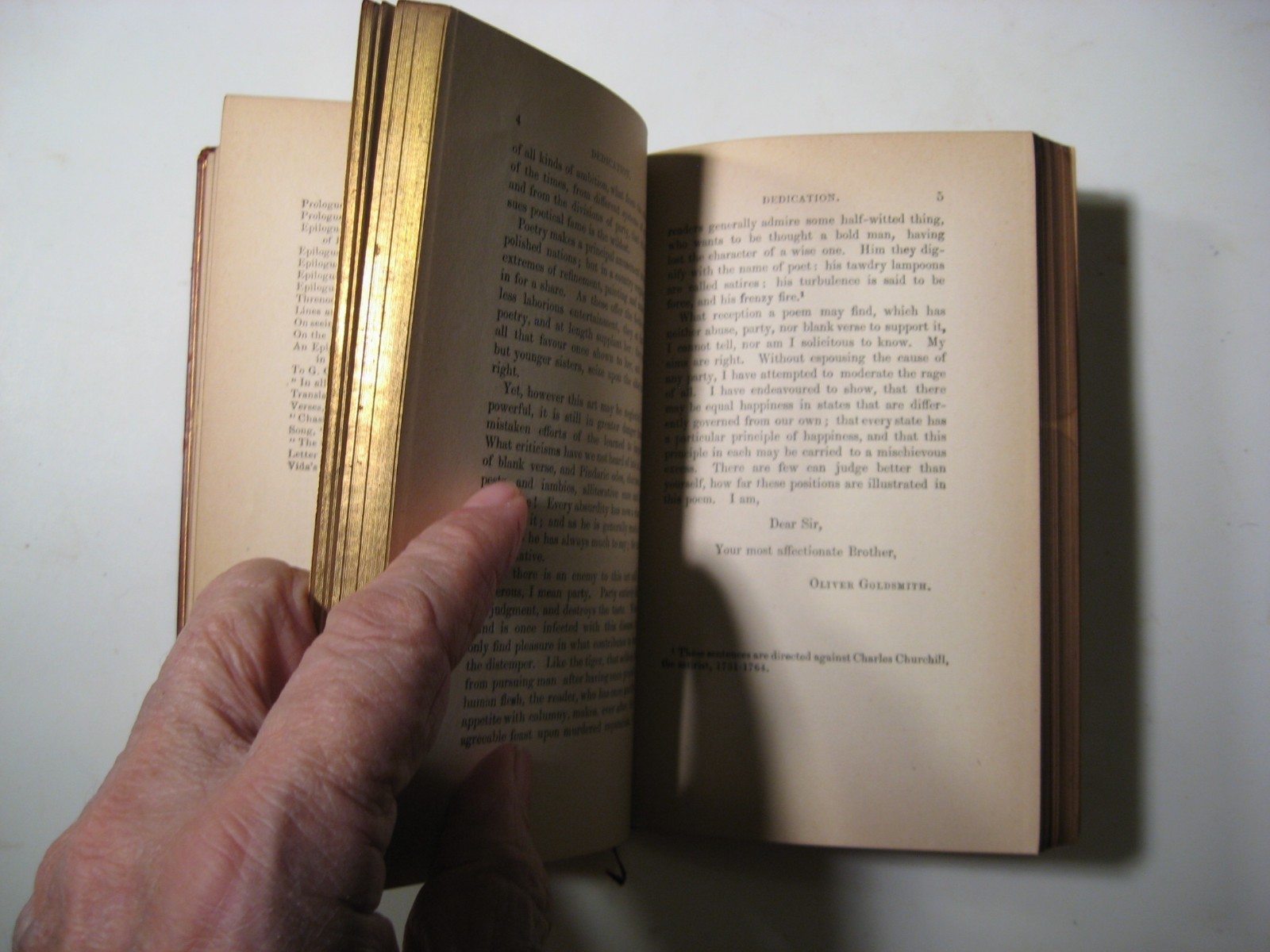 THE POETICAL WORKS OF OLIVER GOLDSMITH 1895 Leather Aldine Edition British Poets