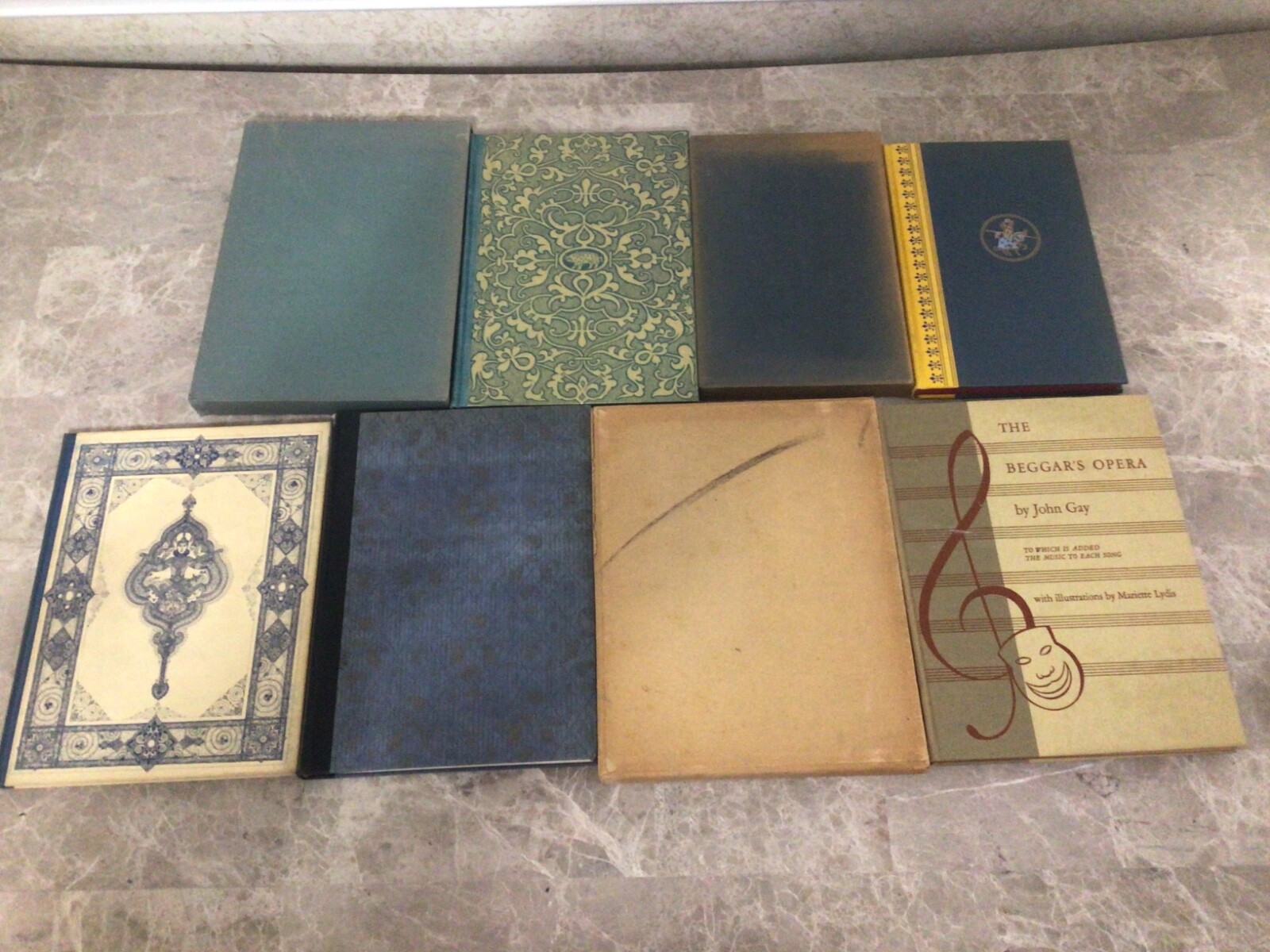 Vintage Lot Of 10Heritage Press Books With Sleeves 30’s & 40’s (C11-102)