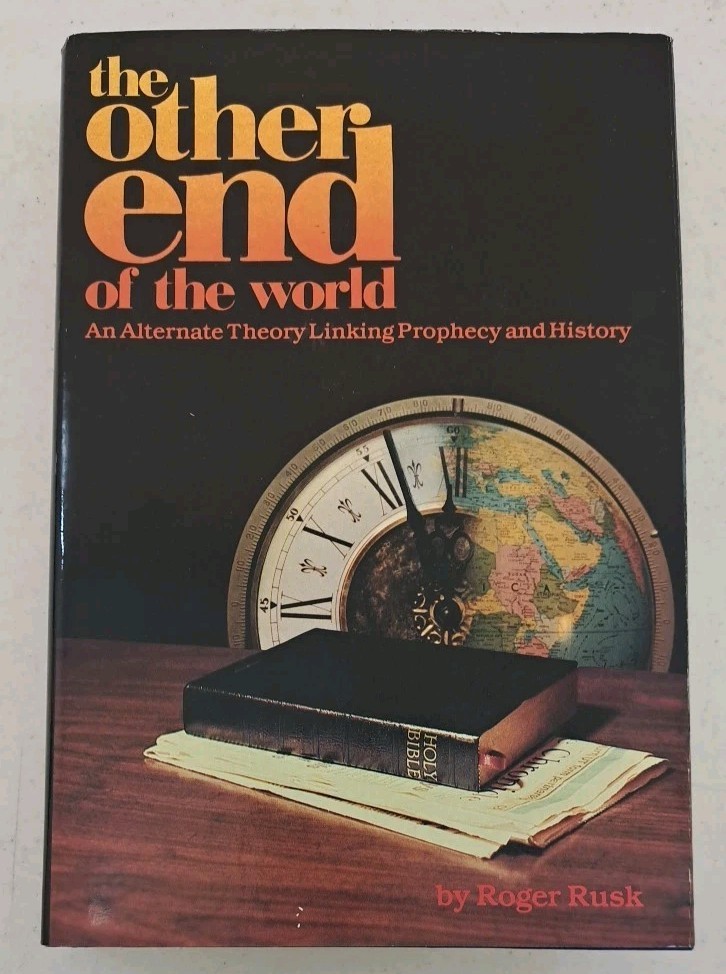 Signed VTG First Edition HCDJ-The Other End of the World-Bible Prophecy-Rusk