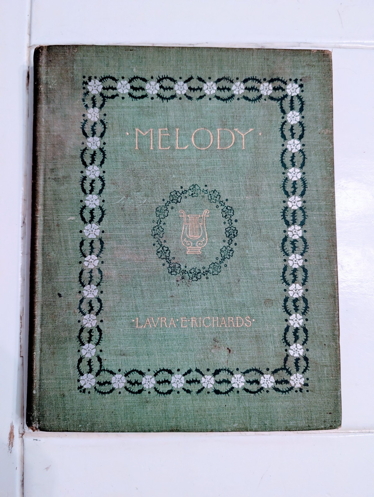 Antique 1896 Melody Laura E Richards HC Child Book Rare Holiday Illustrated Ed