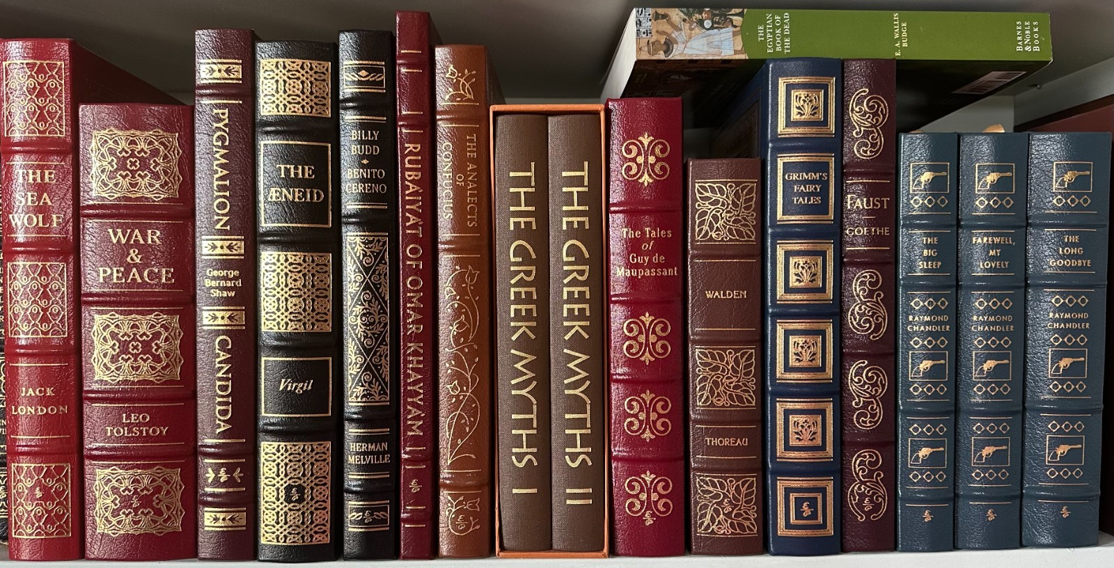 Lot of 16 – Easton Press 100 Greatest Books + Folio Society Greek Myths