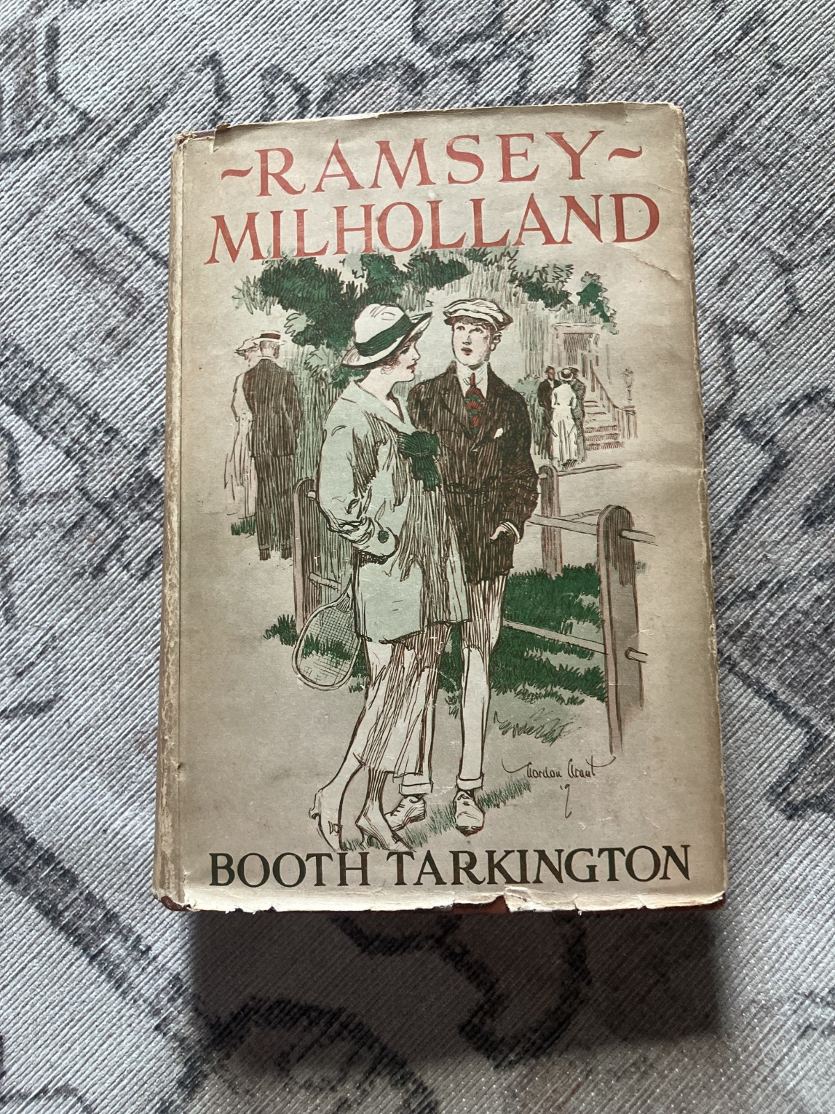 1919 FIRST EDITION – RAMSEY MILHOLLAND – BOOTH TARKINGTON – DUST JACKET