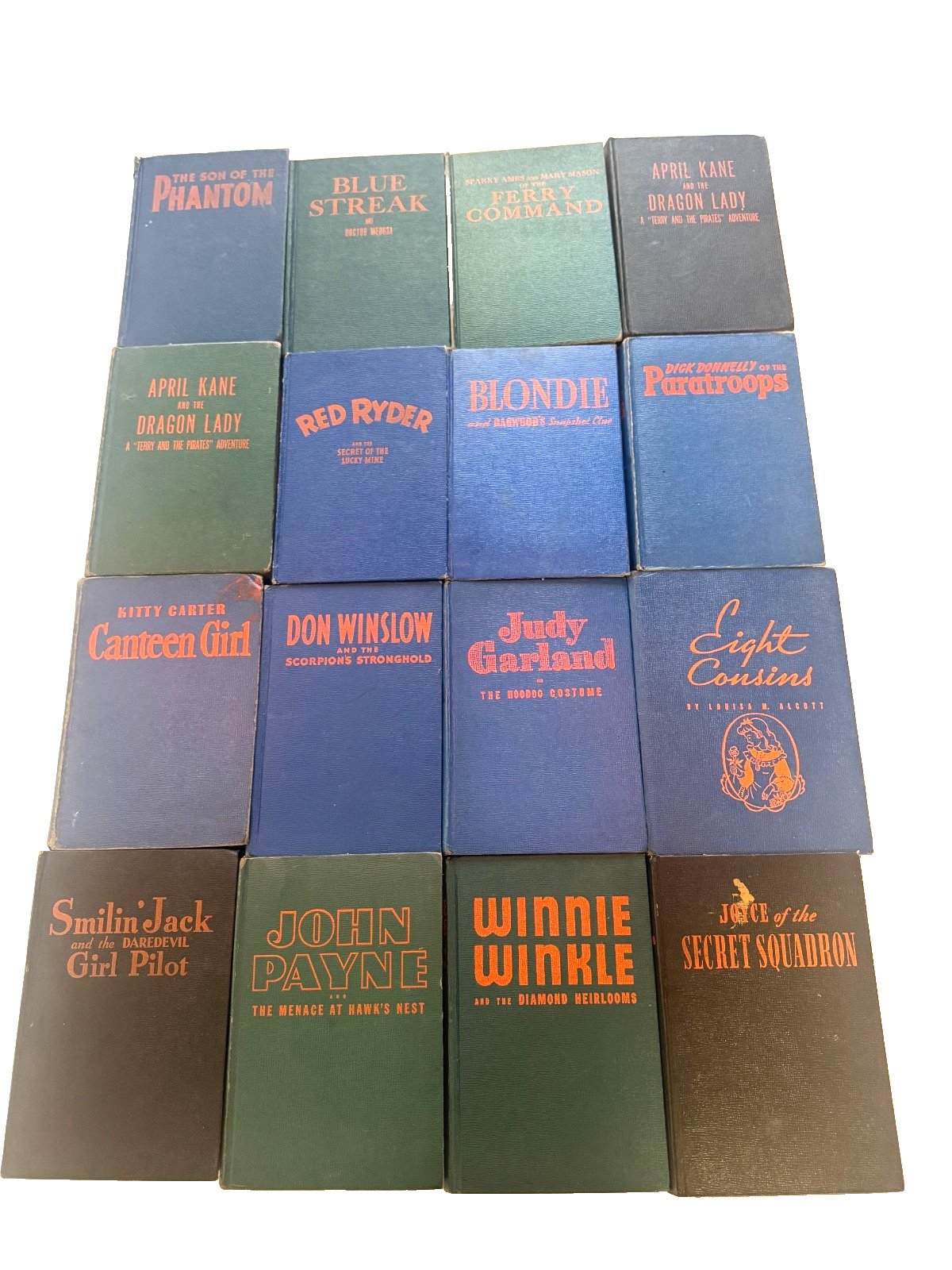 Antique Child Whitman Book Son Phantom Red Ryder Judy Garland Blondie Decor Set