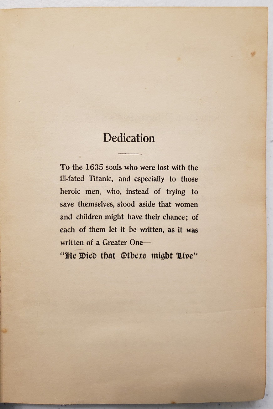 The Tragic Story Of The Titanic 1912 First Edition Photos Sketches Stories Book