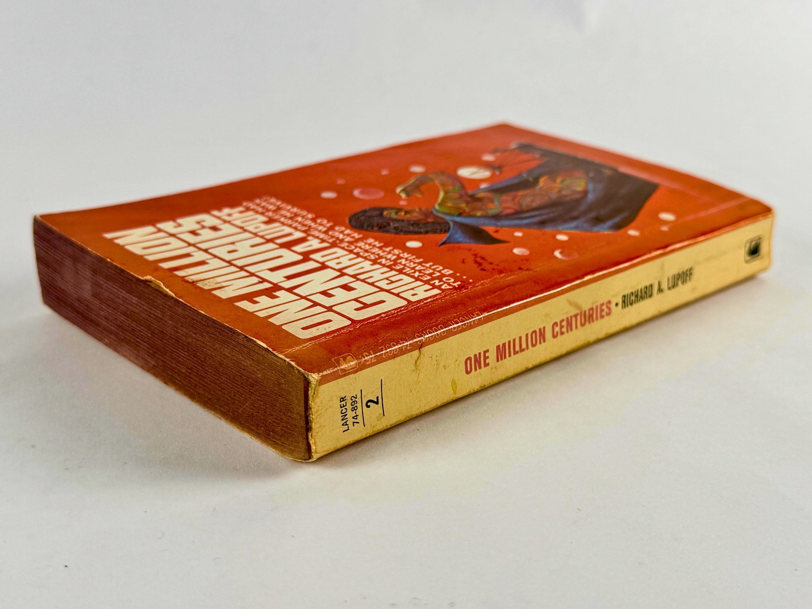One Million Centuries Richard Lupoff 1967 Vintage Sci-Fi Lancer Paperback PBO