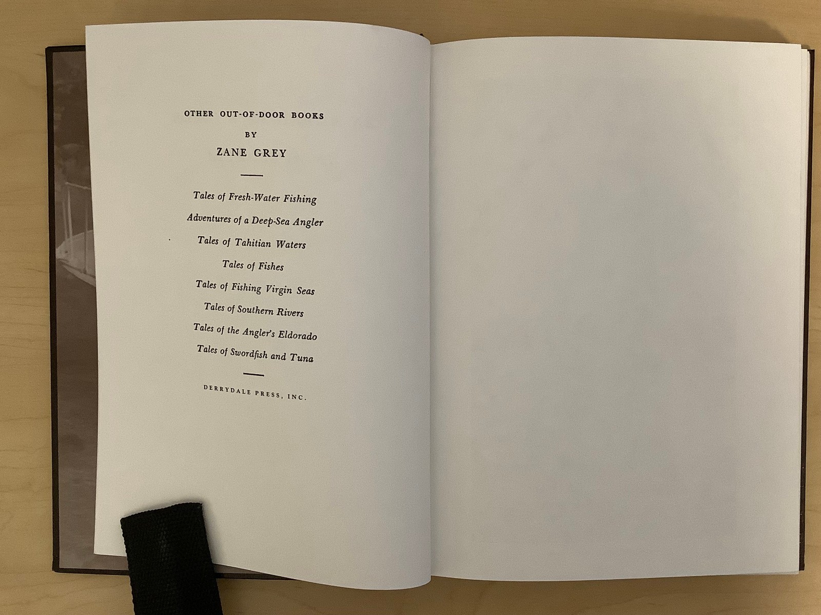 An American Angler In Australia by Zane Grey – leather bound