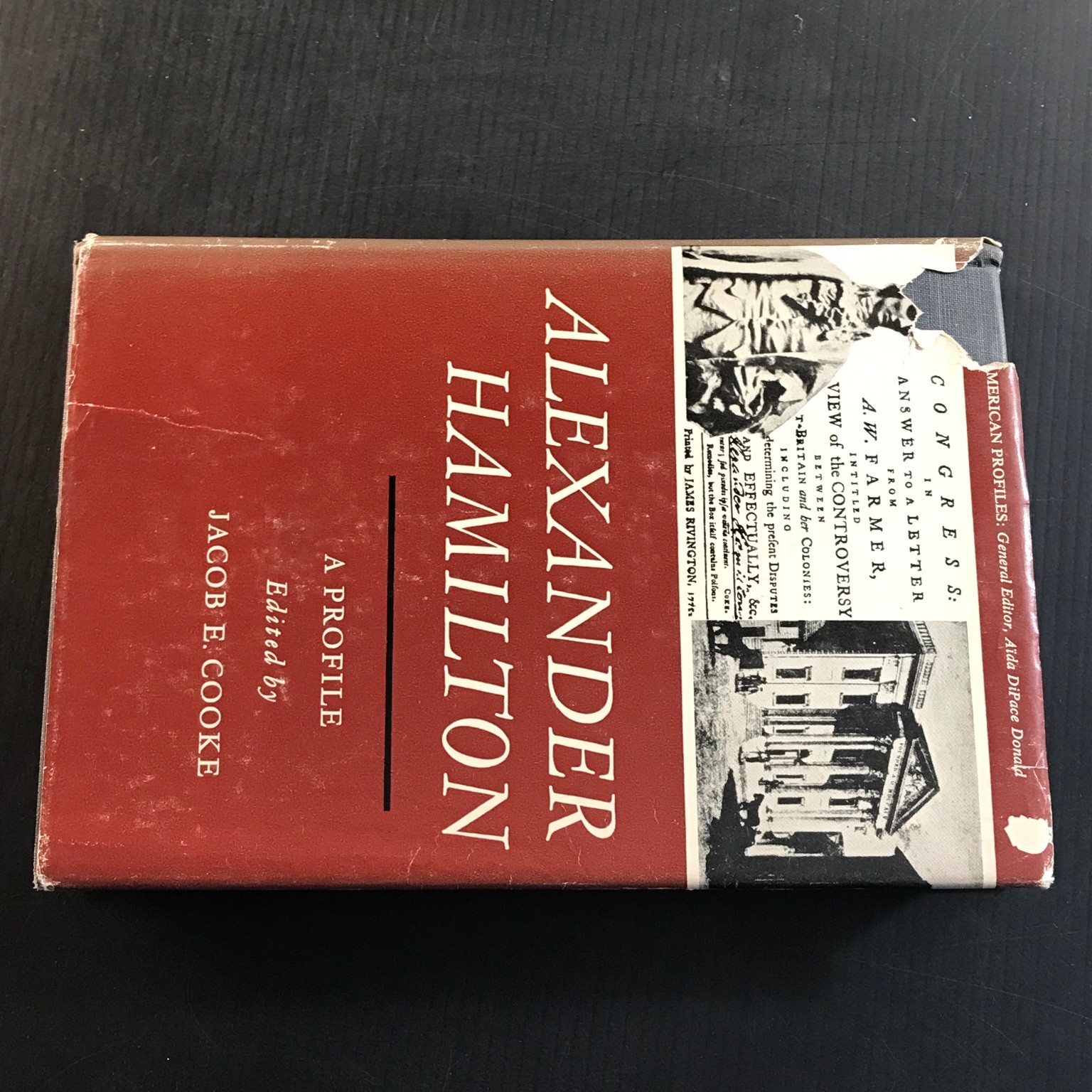 Alexander Hamilton Profile Jacob E. Cooke 1967 American History Biography