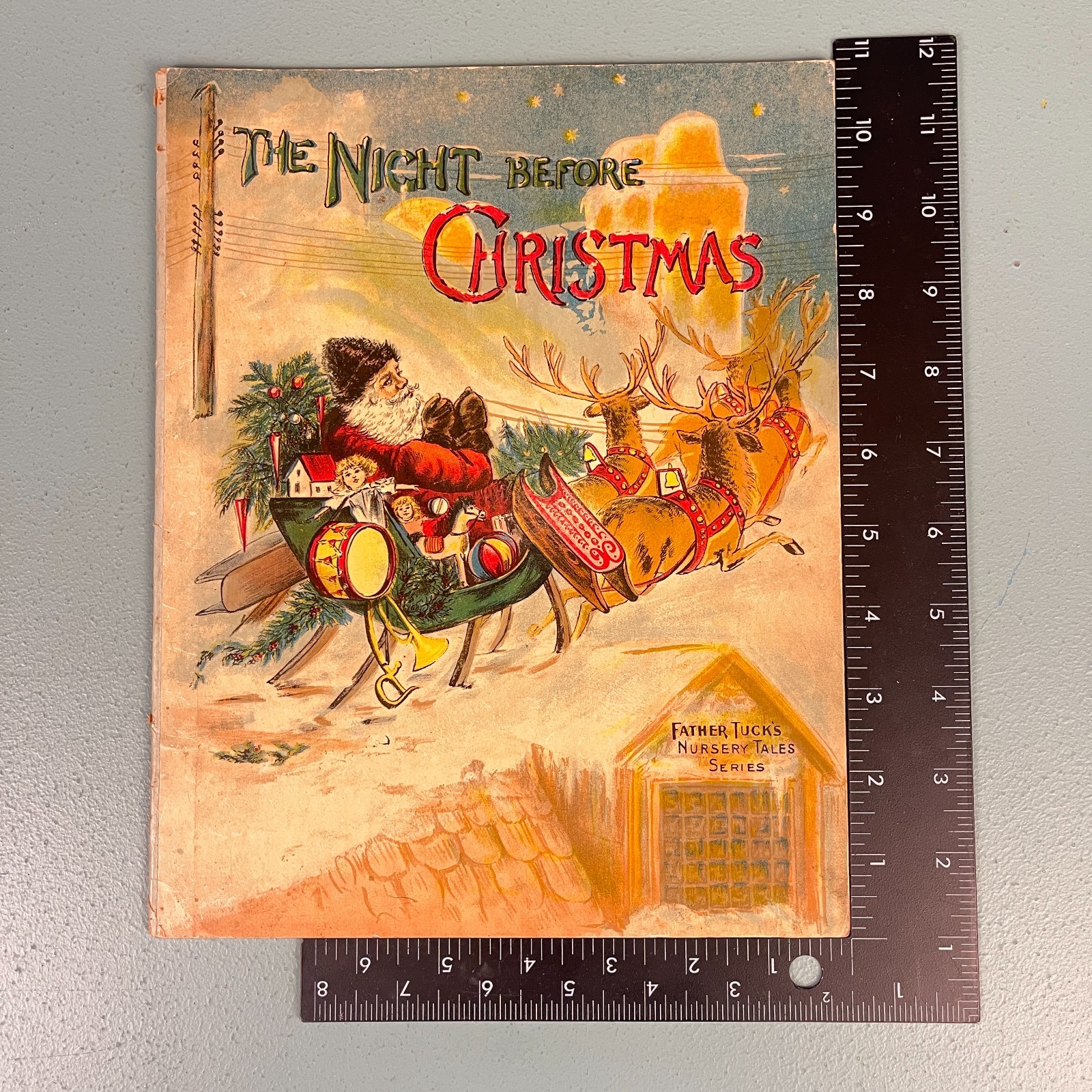 The Night Before Christmas – Raphael Tuck & Sons – Very Nice Condition