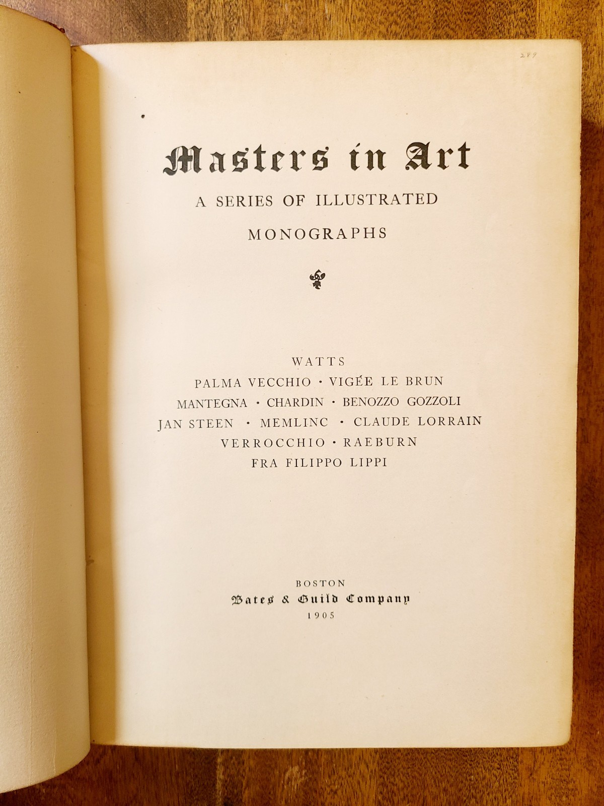 1905 MASTERS IN ART ILLUSTRATED MONOGRAPHS Leather