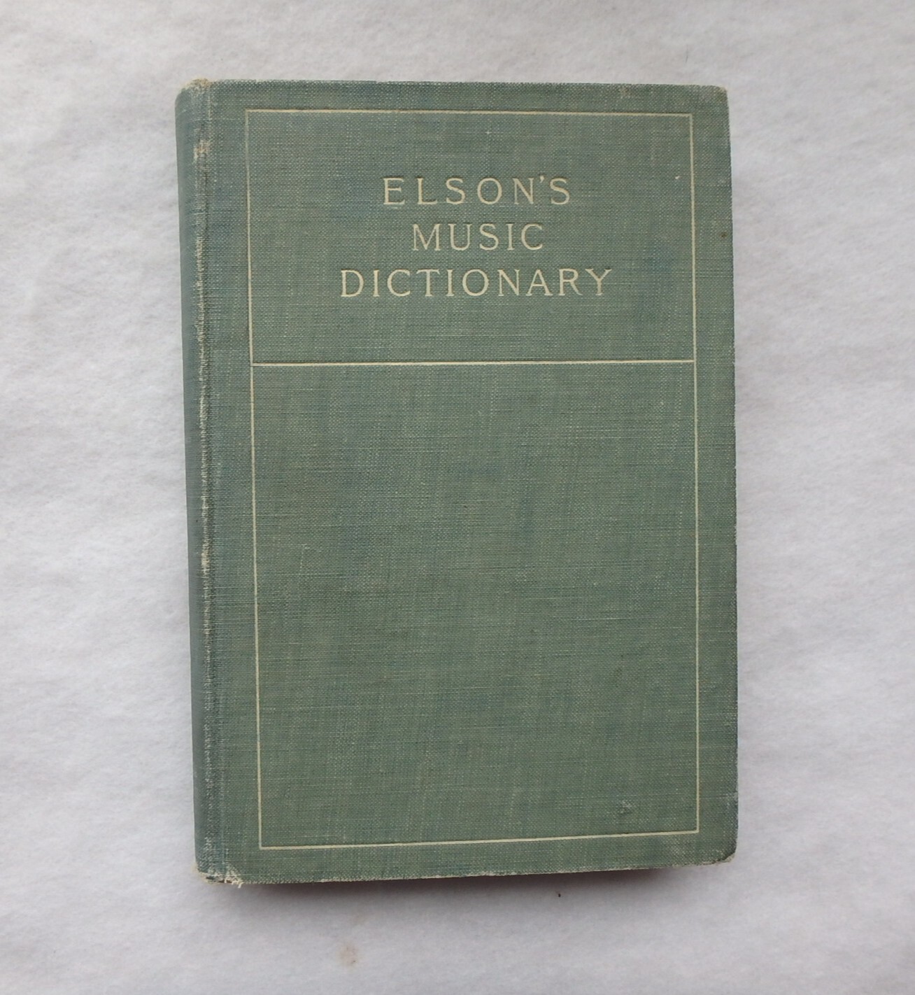 Rare, 1905 – Elson’s Music Dictionary, 1st Printing, Good Cond.