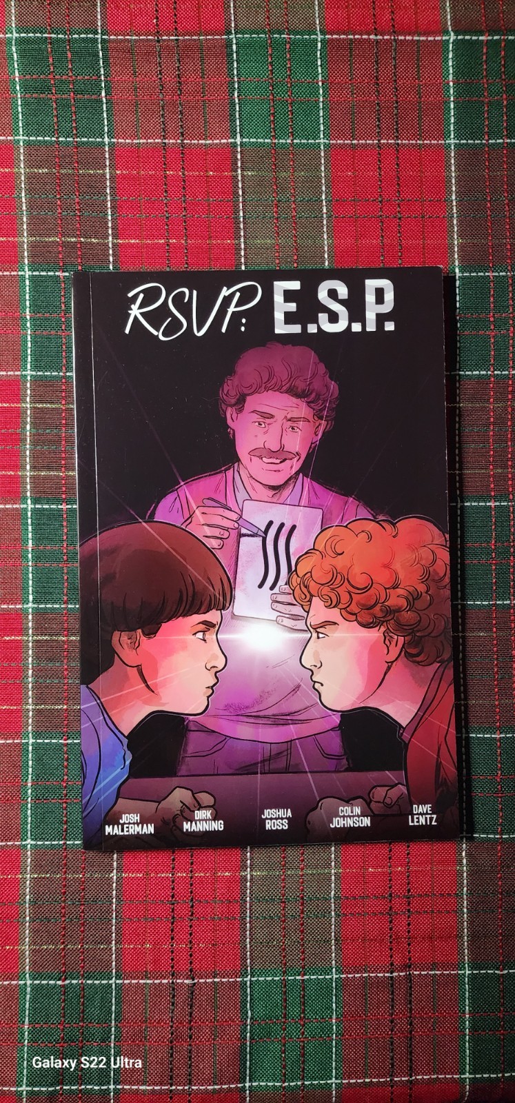 RSVP E.S.P. by Josh Malerman Signed Limited Edition Graphic Novel OOP