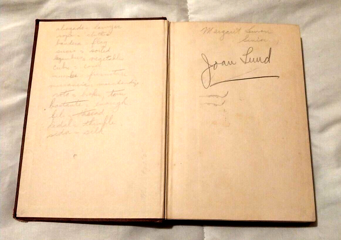 First Spanish Course by Hills & Ford 1917 and 1925 HC / D. C. Heath And Company