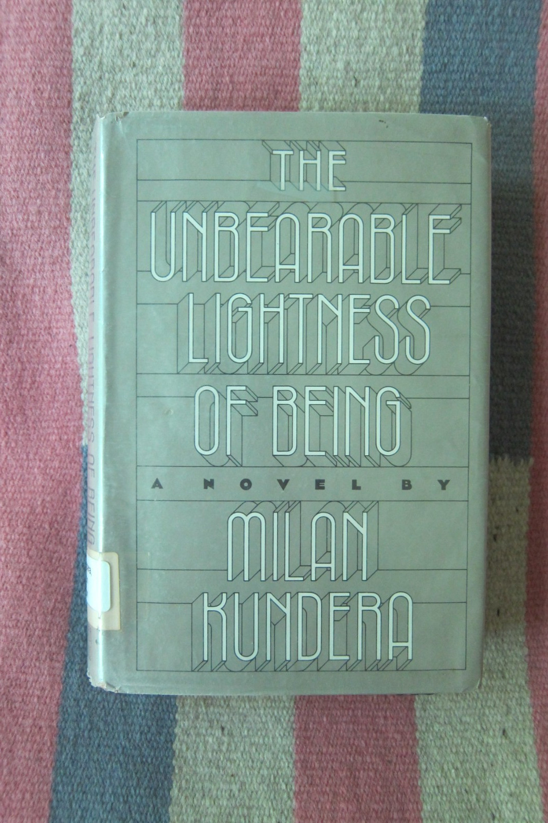 Vintage 1984 The Unbearable Lightness of Being Milan Kundera HCDJ First Printing