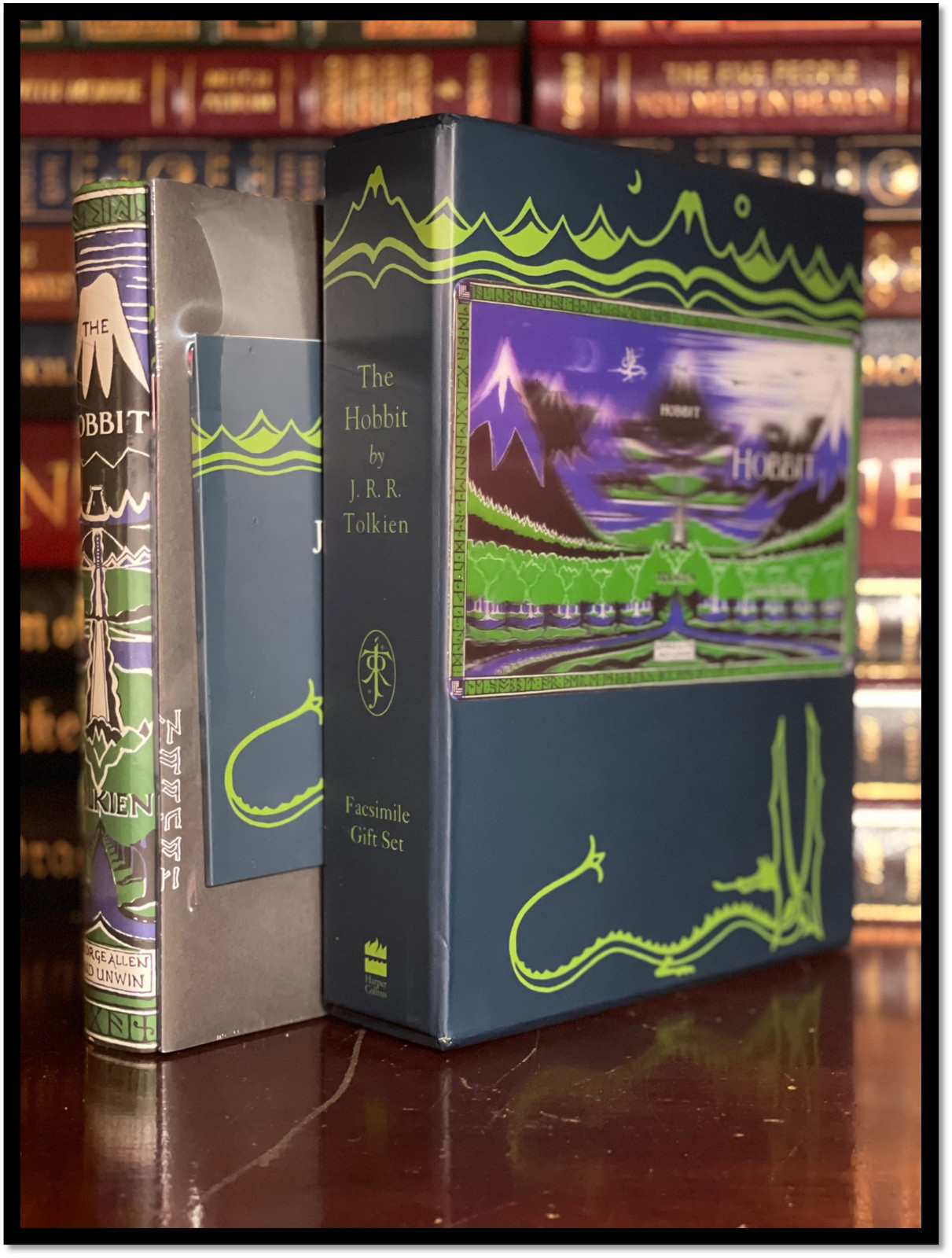 The Hobbit by J.R.R. Tolkien Hardback Lenticular Gift Box 1st Edition Facsimile