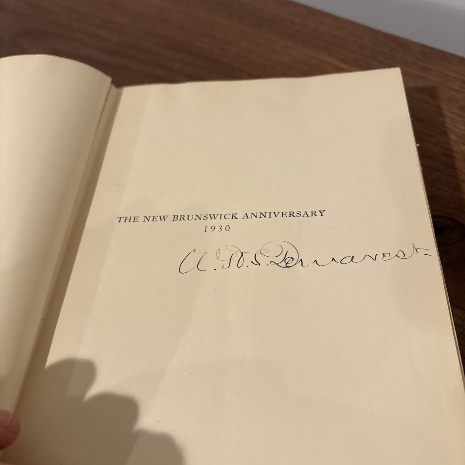 SIGNED New Brunswick, New Jersey Anniversary Celebration, 1680-1930