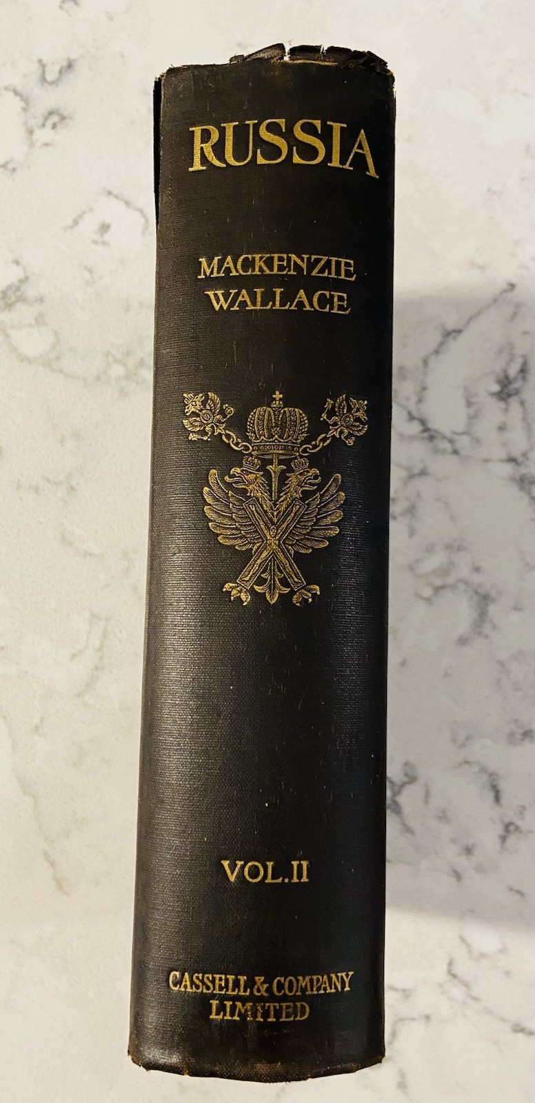 1905 SIR DONALD MACKENZIE WALLACE ~ RUSSIA ~ VOLUMES I & II ~ NEW & ENLARGED ED.