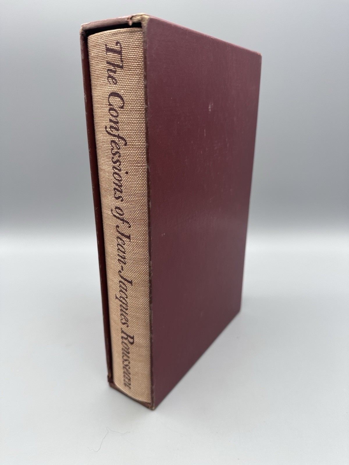 The Confessions of Jean-Jacques Rousseau 1955 Heritage Press HC w/ Slipcase!
