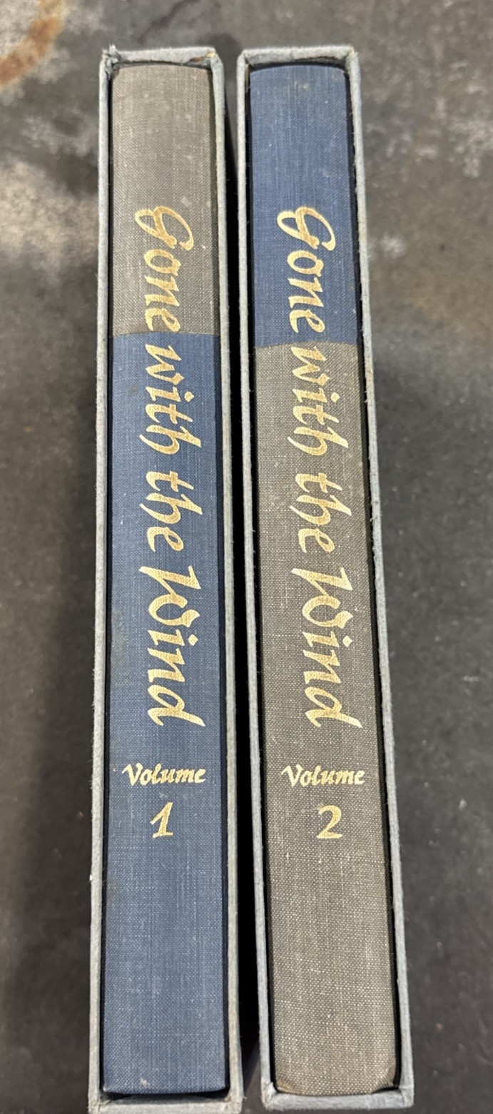 GONE WITH THE WIND by Margaret Mitchel; Heritage Press, 1968 2 Vol. Set