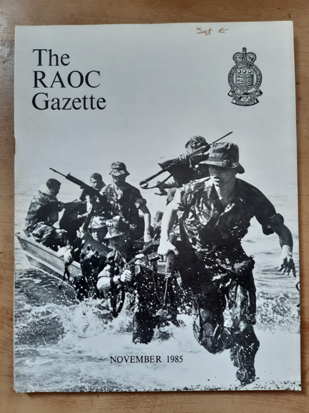 THE RAOC ROYAL ARMY ORDNANCE CORPS GAZETTE NOVEMBER 1985 / xv