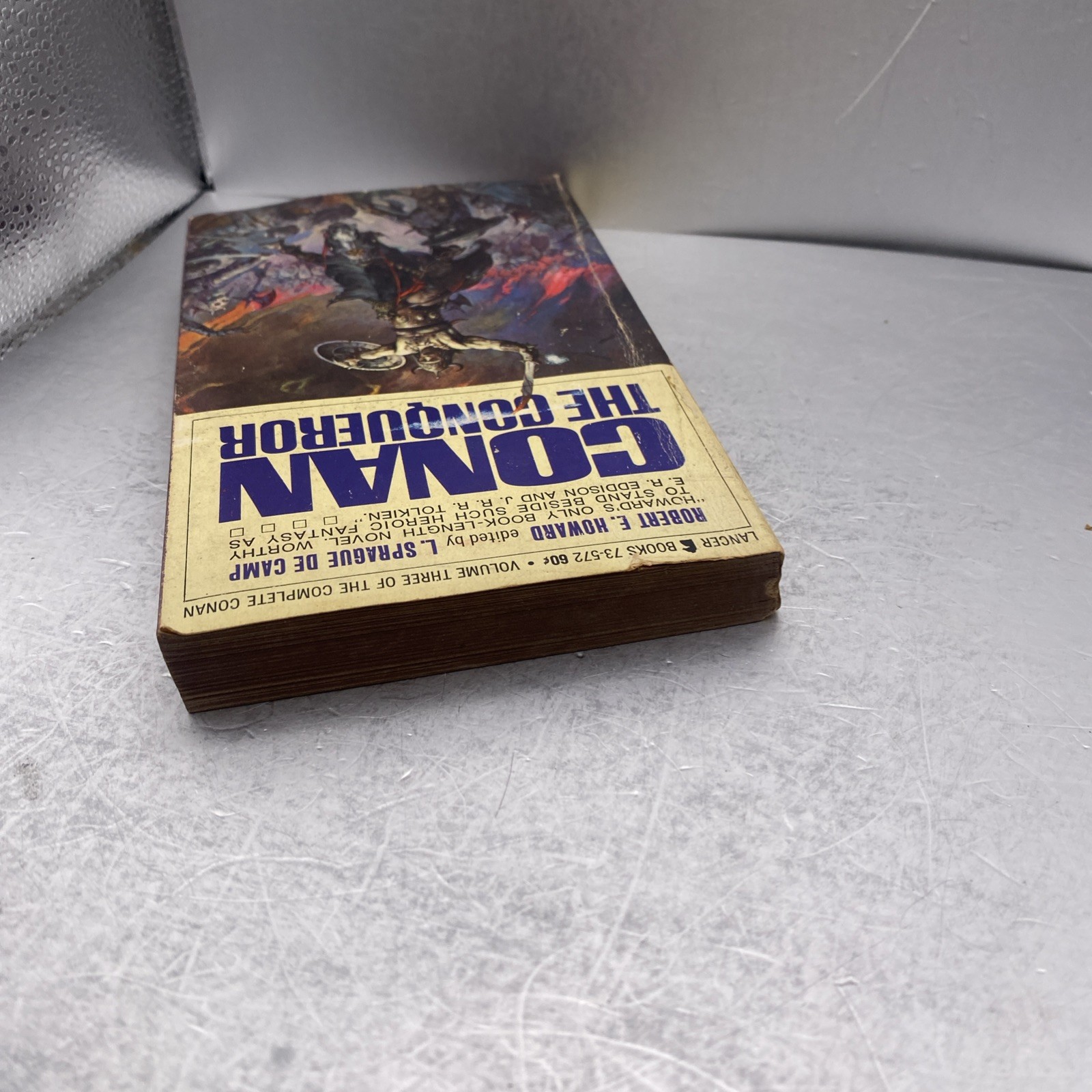 Conan The Conqueror Volume #3 By Robert E. Howard Lancer 1967 Vintage Paperback