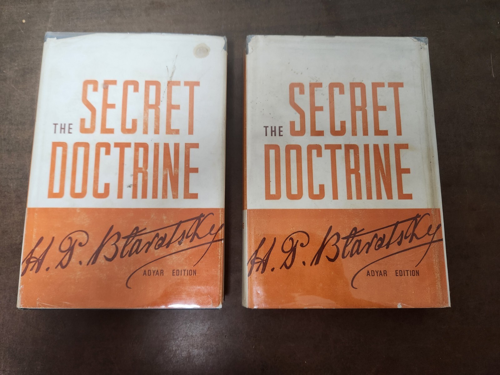 Vols 2 & 4 of THE SECRET DOCTRINE by H.P. Blavatsky 1962 Adyar Edition Theosophy